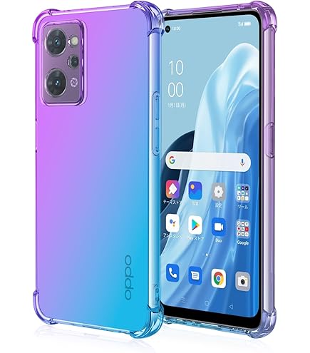Amazon.co.jp: OPPO Reno7 A ケース クリア 薄型 グラデーション色